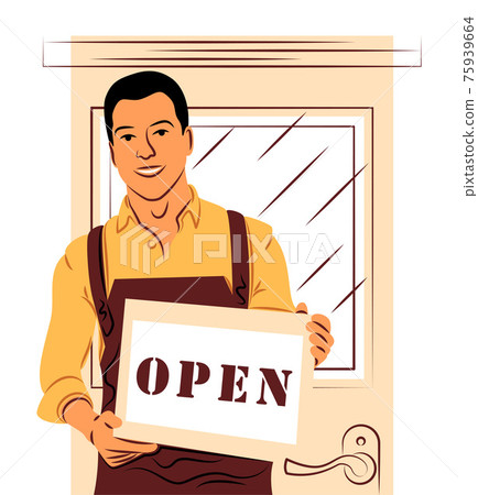 Vector businessman in shadow of sharp lines style Vector businessman in shadow of sharp lines style 75939664