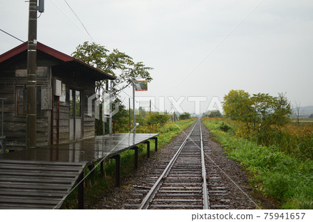 JR Hokkaido Rumoi Main Line Unexplored Station Kita-Chippubetsu Station Overall Photo JR Hokkaido Rumoi Main Line Unexplored Station Kita-Chippubetsu Station Overall Photo 75941657