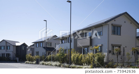 Quiet new residential area, new two-story home, 75942636