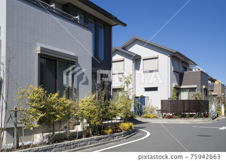 Quiet new residential area, new two-story home, 75942663