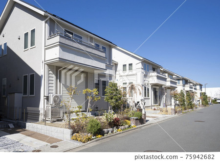 安靜的新住宅區，新的二層住宅， 75942682