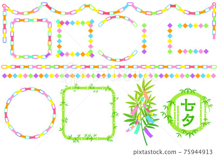 七夕環飾及裝飾框套裝 七夕環飾及裝飾框套裝 75944913