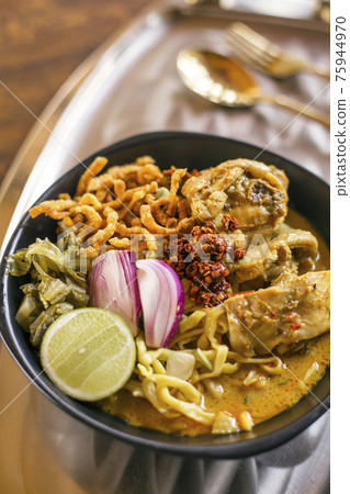 Khao soy a famous northern Thai food Khao soy a famous northern Thai food 75944970