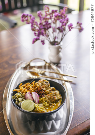 Khao soy a famous northern Thai food Khao soy a famous northern Thai food 75944977