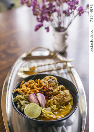Khao soy a famous northern Thai food Khao soy a famous northern Thai food 75944978