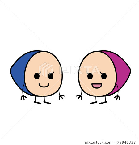 一對雙耳 CIC 型耳形助聽器的圖示 75946338