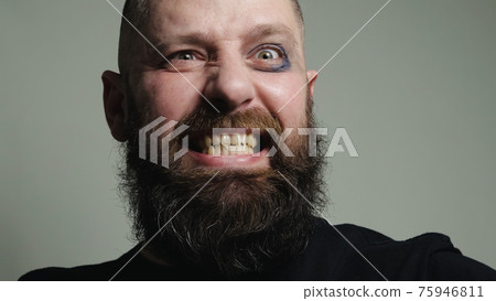 Funny happy madman Funny happy madman 75946811