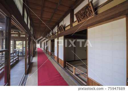 Corridor Shibamata Katsushika Taishakuen Japanese Garden Teishakuten Corridor Shibamata Katsushika Taishakuen Japanese Garden Teishakuten 75947889