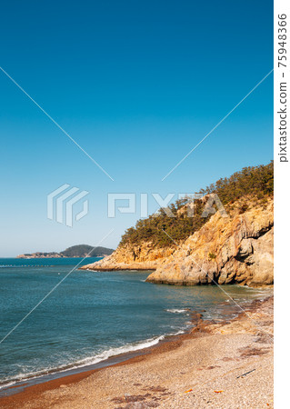 Seonyudo Island Mongdol beach in Gunsan, Korea Seonyudo Island Mongdol beach in Gunsan, Korea 75948366