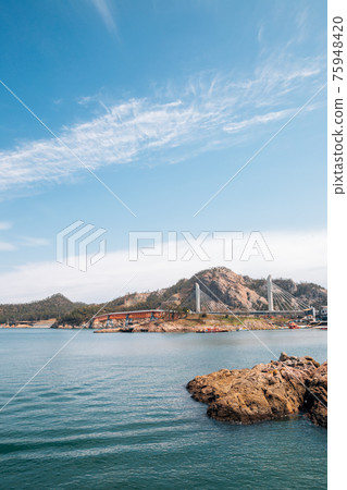 Seonyudo Island bridge and seascape in Gunsan, Korea Seonyudo Island bridge and seascape in Gunsan, Korea 75948420