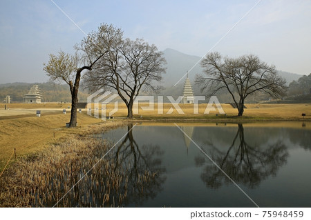 國寶第11號益山彌勒寺寺石塔 國寶第11號益山彌勒寺寺石塔 75948459