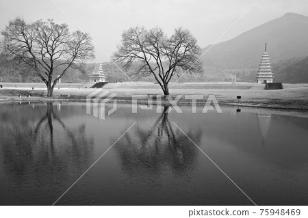 National Treasure No. 11, Iksan Mireuksaji Stone Pagoda National Treasure No. 11, Iksan Mireuksaji Stone Pagoda 75948469