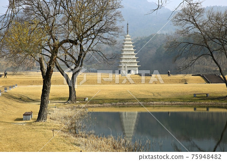 國寶第11號益山彌勒寺寺石塔 國寶第11號益山彌勒寺寺石塔 75948482