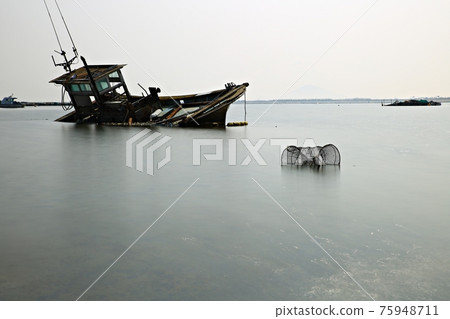 Hajehang Port, seaside scenery Hajehang Port, seaside scenery 75948711