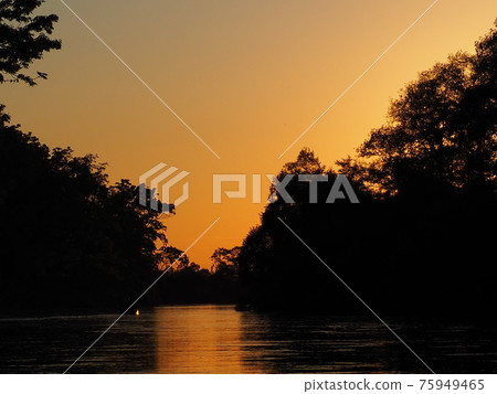 Kushiro Wetland at sunset Kushiro Wetland at sunset 75949465