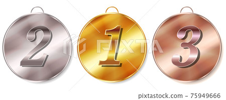 Medal gold icon Medal gold icon 75949666