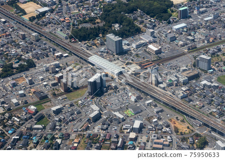 筑波快線守谷站周邊地區鳥瞰圖 75950633
