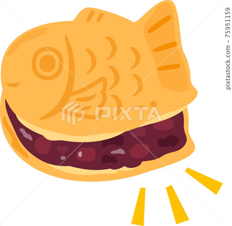 醬汁鯛魚燒 插圖素材 圖庫 醬汁鯛魚燒 插圖素材 圖庫