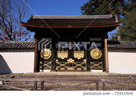 The garden of Daigoji Temple, which is quiet and terrible in Corona 75951404