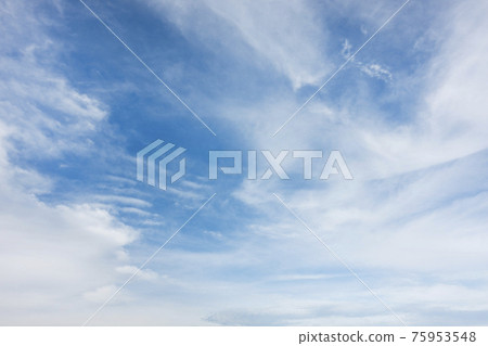 blue sky with white cloud beautiful natural background. 75953548