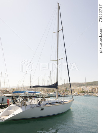 Ships in the port of Rethymnon.Krete.Greece 75953757