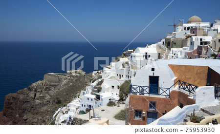 View of Santorini's island.Greece 75953930