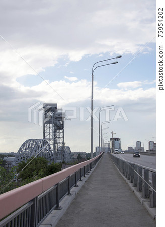 Two bridges on the river Don. Rostov-on-Don Two bridges on the river Don. Rostov-on-Don 75954202