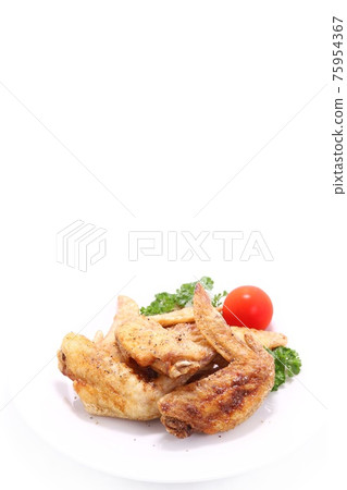 Chicken wings chicken dishes bright background Chicken wings chicken dishes bright background 75954367