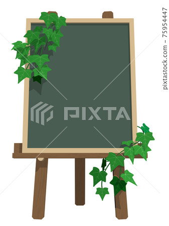 框,畫架,白板,黑板,常春藤,常春藤,插畫,向量,設計,ai, 75954447