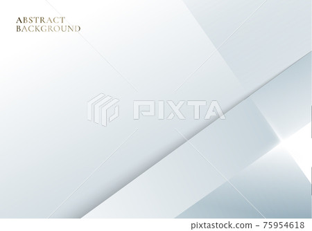 Abstract simple template white and gray geometric or stripes layered with lighting background Abstract simple template white and gray geometric or stripes layered with lighting background 75954618