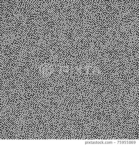 Cyclic Symmetric Multiscale Turing Pattern. Monochrome texture Cyclic Symmetric Multiscale Turing Pattern. Monochrome texture 75955869