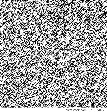 Cyclic Symmetric Multiscale Turing Pattern. Monochrome texture 75955877