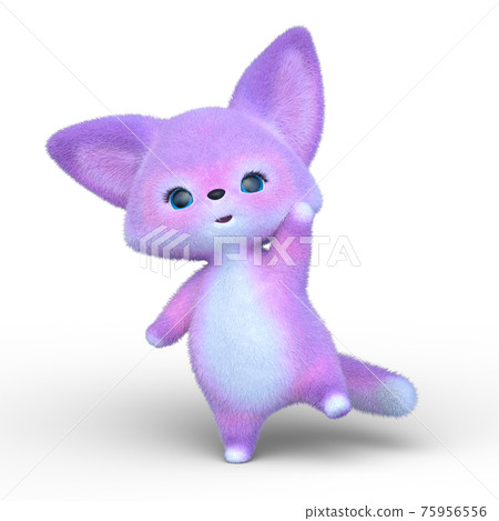 Purple fox 75956556