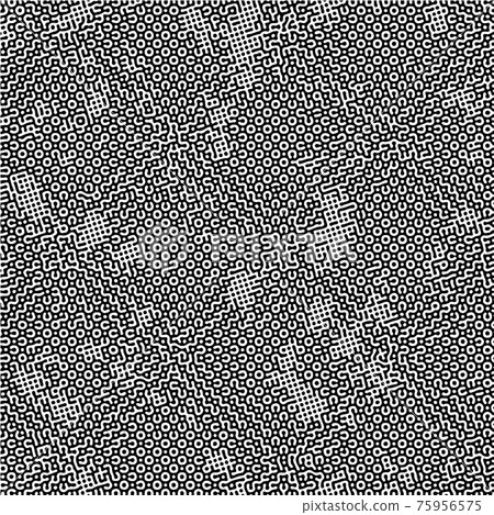 Cyclic Symmetric Multiscale Turing Pattern. Monochrome texture Cyclic Symmetric Multiscale Turing Pattern. Monochrome texture 75956575