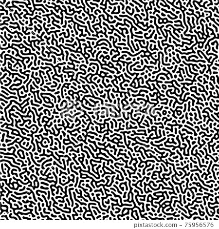 Cyclic Symmetric Multiscale Turing Pattern. Monochrome texture 75956576