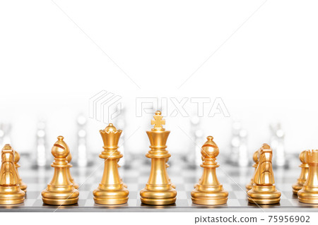 Set of chess pieces, chessboard game isolated on white background. Set of chess pieces, chessboard game isolated on white background. 75956902