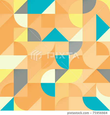 Pastel colors abstract Geometric Shapes... - Stock Illustration ...