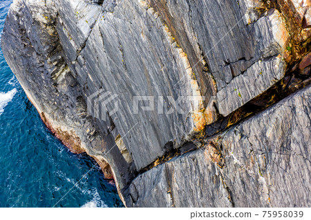 Aerial view of the coastline at Dawros in County Donegal - Ireland 75958039