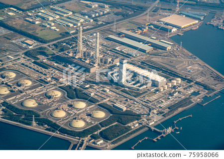 千葉縣富津市富津熱電站發電廠天然氣燃氣輪機京葉工業區東京灣 75958066