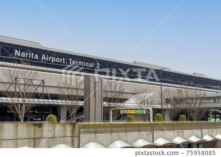 Exterior of Narita International Airport Terminal 2 Building Exterior of Narita International Airport Terminal 2 Building 75958085