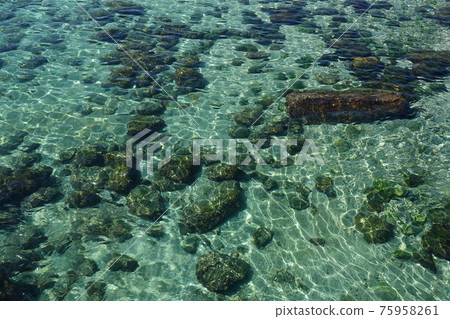 Kashiwajima's emerald green sea 75958261