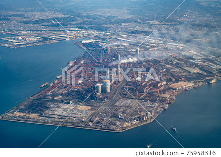 Chiba Prefecture Futtsu City Futtsu Thermal Power Station Power Plant Natural Gas Gas Turbine Keiyo Industrial Zone Tokyo Bay Chiba Prefecture Futtsu City Futtsu Thermal Power Station Power Plant Natural Gas Gas Turbine Keiyo Industrial Zone Tokyo Bay 75958316