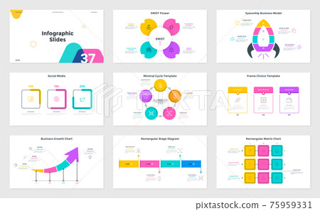 Modern Infographic Vector Template 75959331