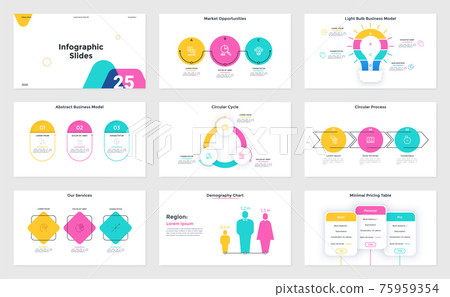 Modern Infographic Vector Template 75959354