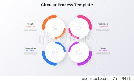 Modern Infographic Vector Template 75959436