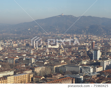 Aerial view of Turin 75960425
