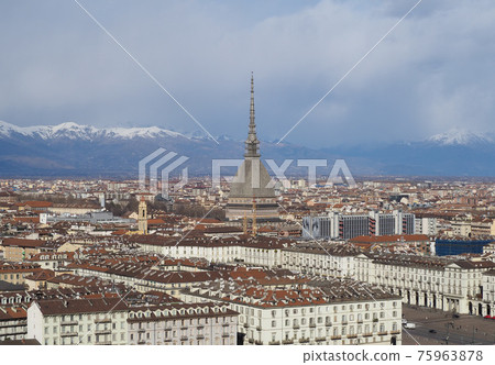 Aerial view of Turin 75963878