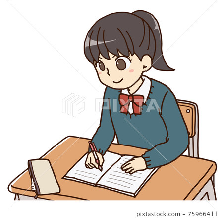 學習的女孩學習 學習的女孩學習 75966411