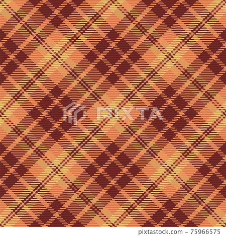 Seamless pattern of scottish tartan plaid. Repeatable background with check fabric texture. Vector backdrop striped textile print. 75966575