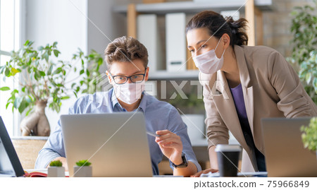 people working in office 75966849